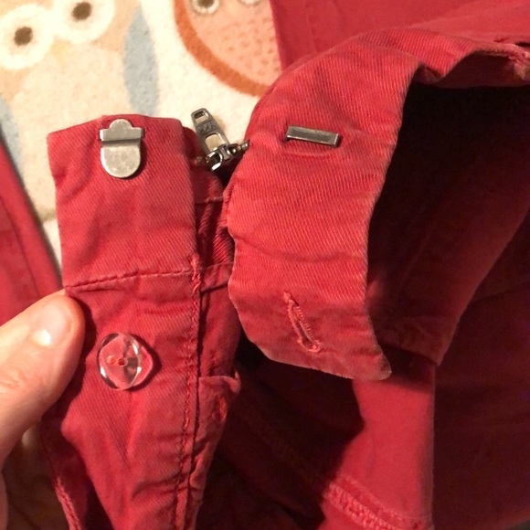 Nili Lotan Red pants Pinstripe Size 4 - Picture 8 of 8